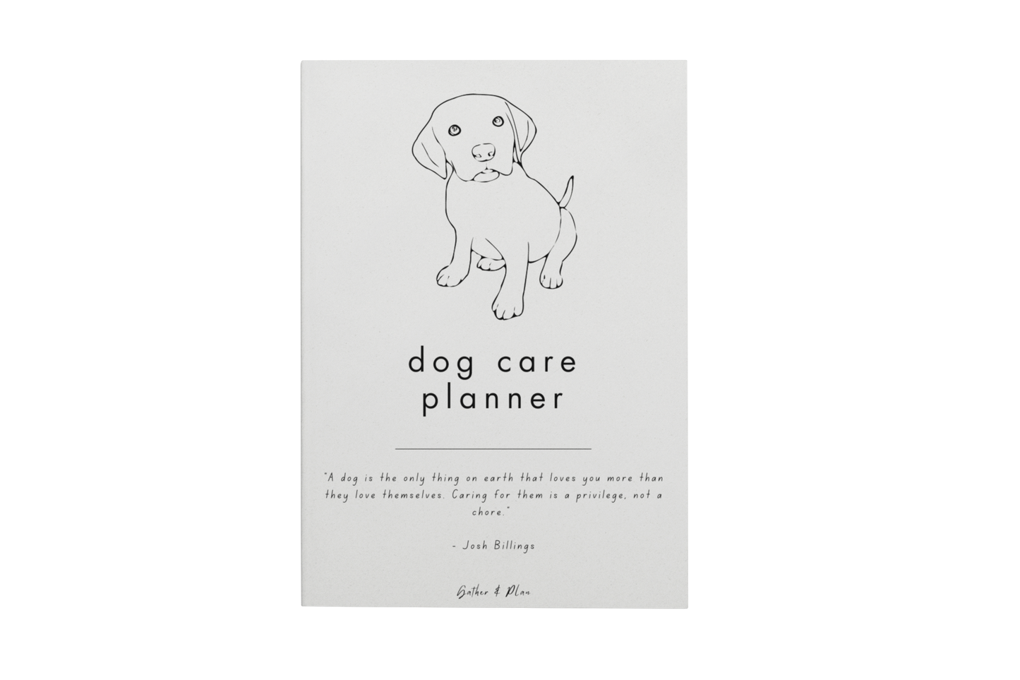 Dog Care Planner