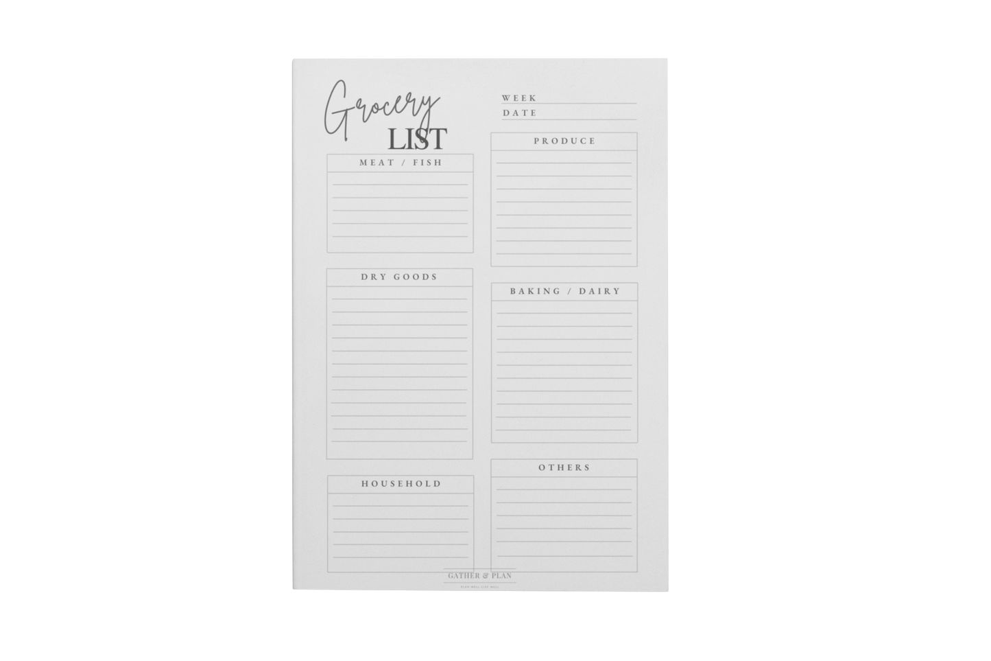 Groceries List