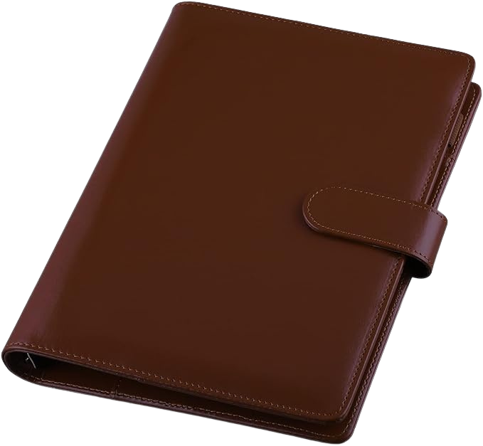 Brown Ring Binder Journal