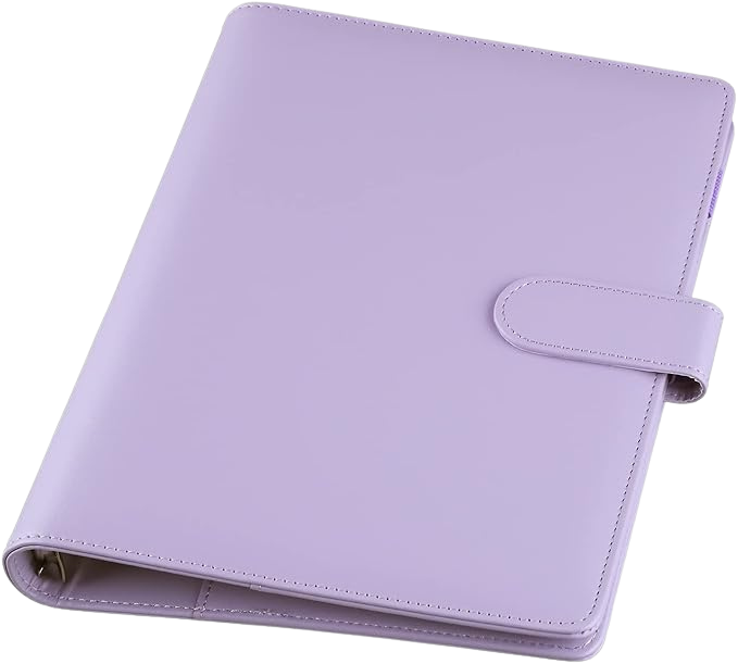 Purple Ring Binder Journal