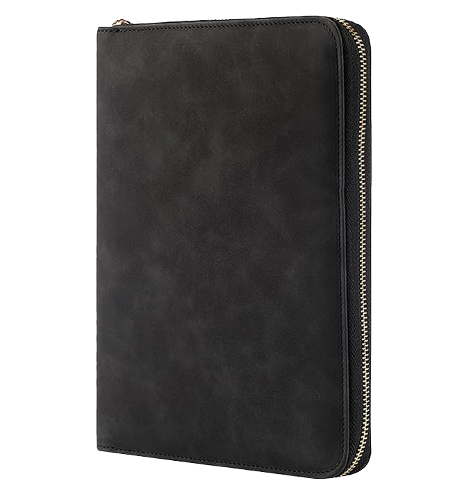 Black Folio Ring Binder Journal