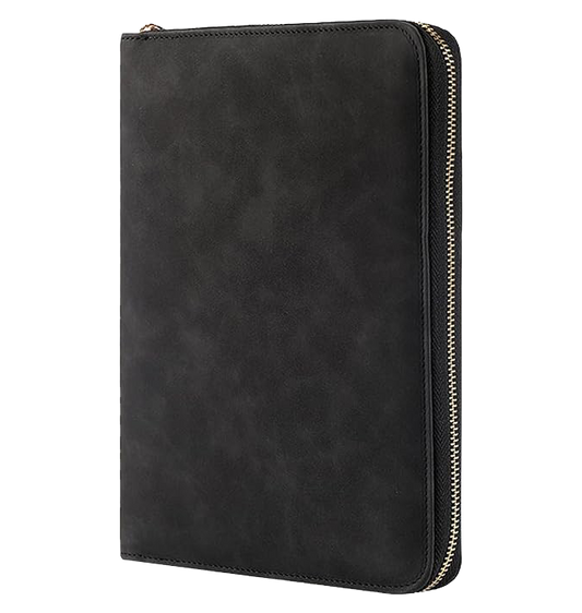 Black Folio Ring Binder Journal