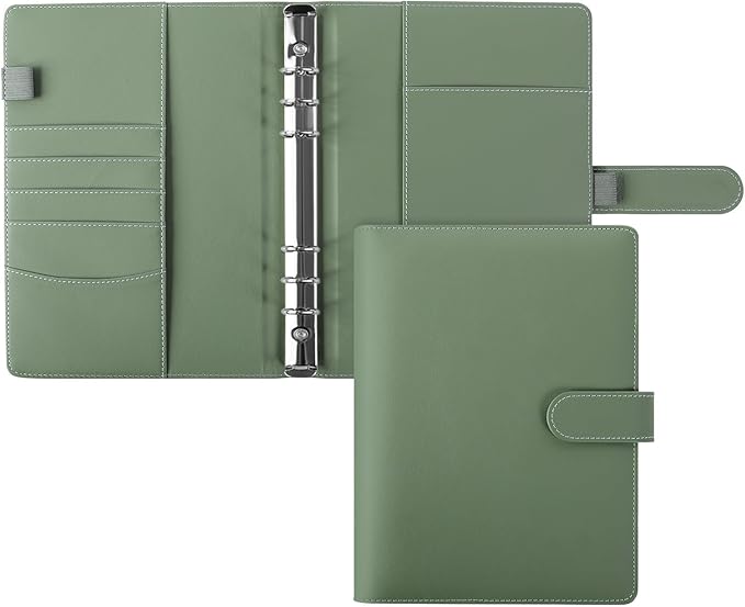 Olive Green Ring Binder Journal