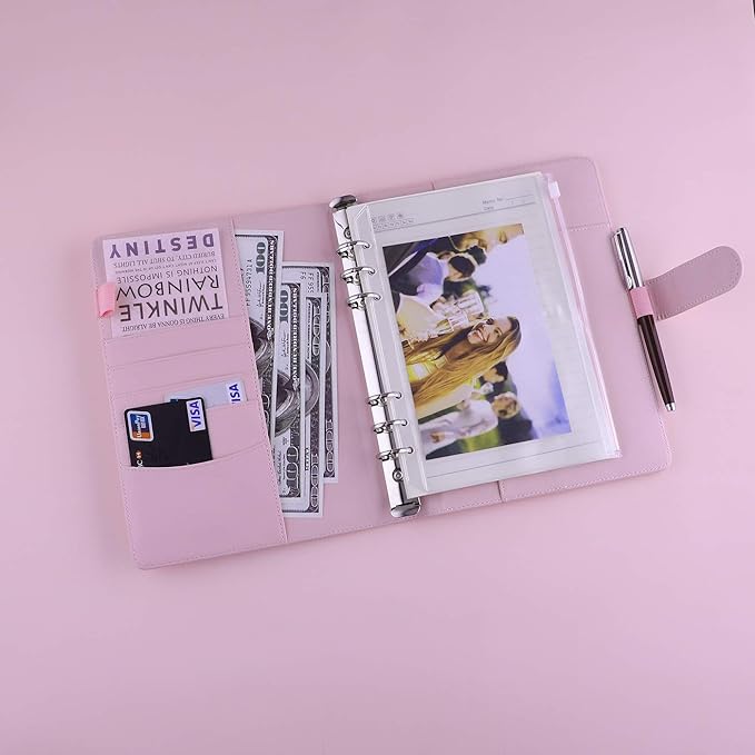 Pink Ring Binder Journal