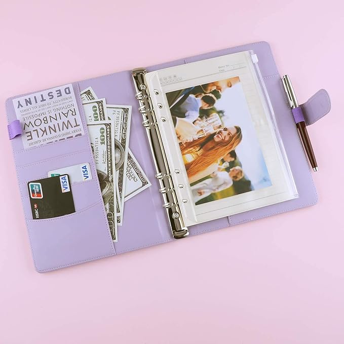 Purple Ring Binder Journal