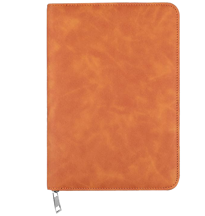 Tan Folio Ring Binder Journal