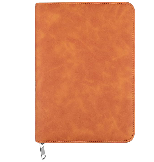 Tan Folio Ring Binder Journal