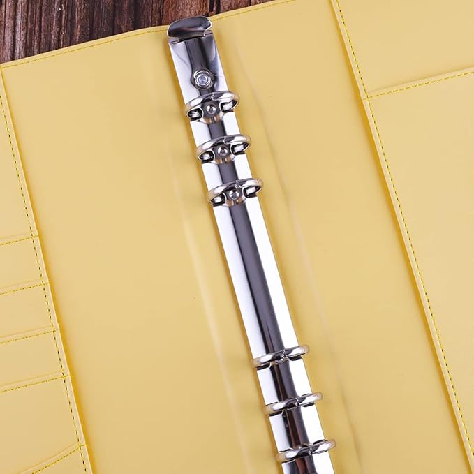 Yellow Ring Binder Journal