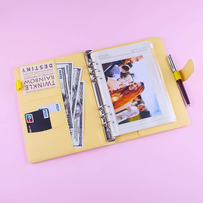 Yellow Ring Binder Journal