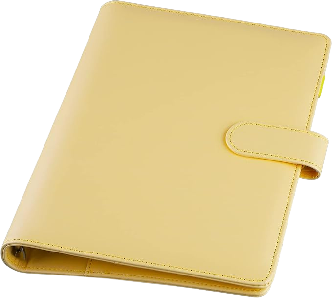 Yellow Ring Binder Journal